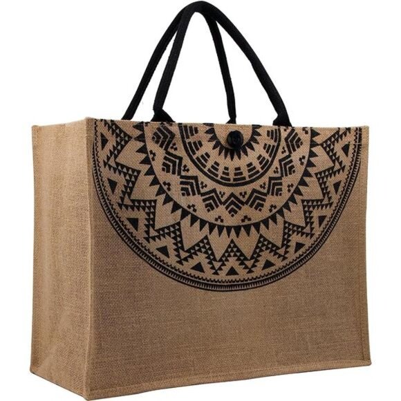 Handbags - Tote Handmade Weaving Print Bohemian Print